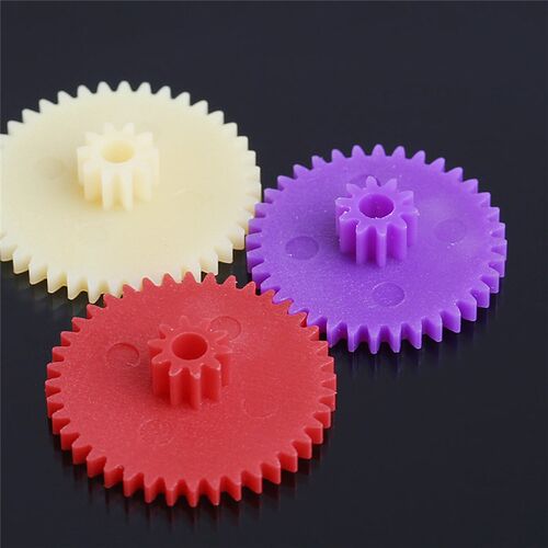 DIY Colorful 18 Kinds Plastic Gears Set Small Gear Bag 0.4 M