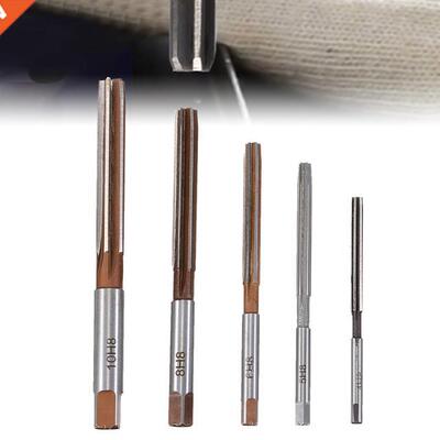 5pcs H8 Chucking Straight Shank Hand Reamers Set 6 Flutes 4m