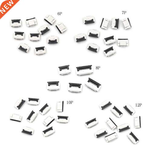 10 X 10 Pin Flip Type Flat Cable Connector Bottom Contact FP