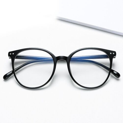Vintage Plain Glasses Fashion Anti-blue Light Eyewear Female