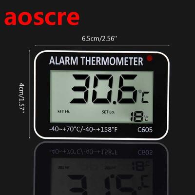 Hanging Magnetic Digital Alarm Thermometer for fridge Freeze