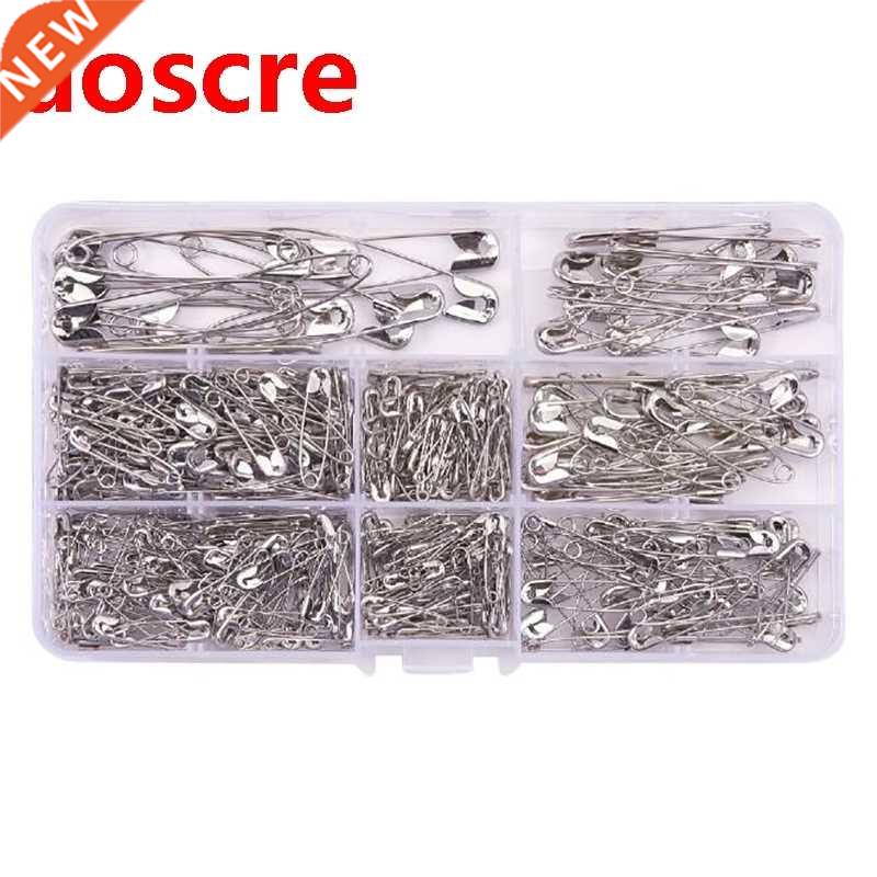 450pcs Safety Pins  Sewing Accessory Silver Metal Needles