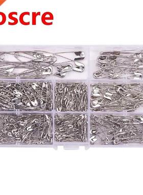 450pcs Safety Pins  Sewing Accessory Silver Metal Needles