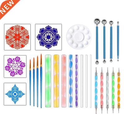 26Pcs Mandala Dotting Tools Kits Painting Tools Kits Brushes