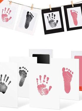 Safe Non-toxc Baby Footprnts Handprnt No Touch Skn nkle