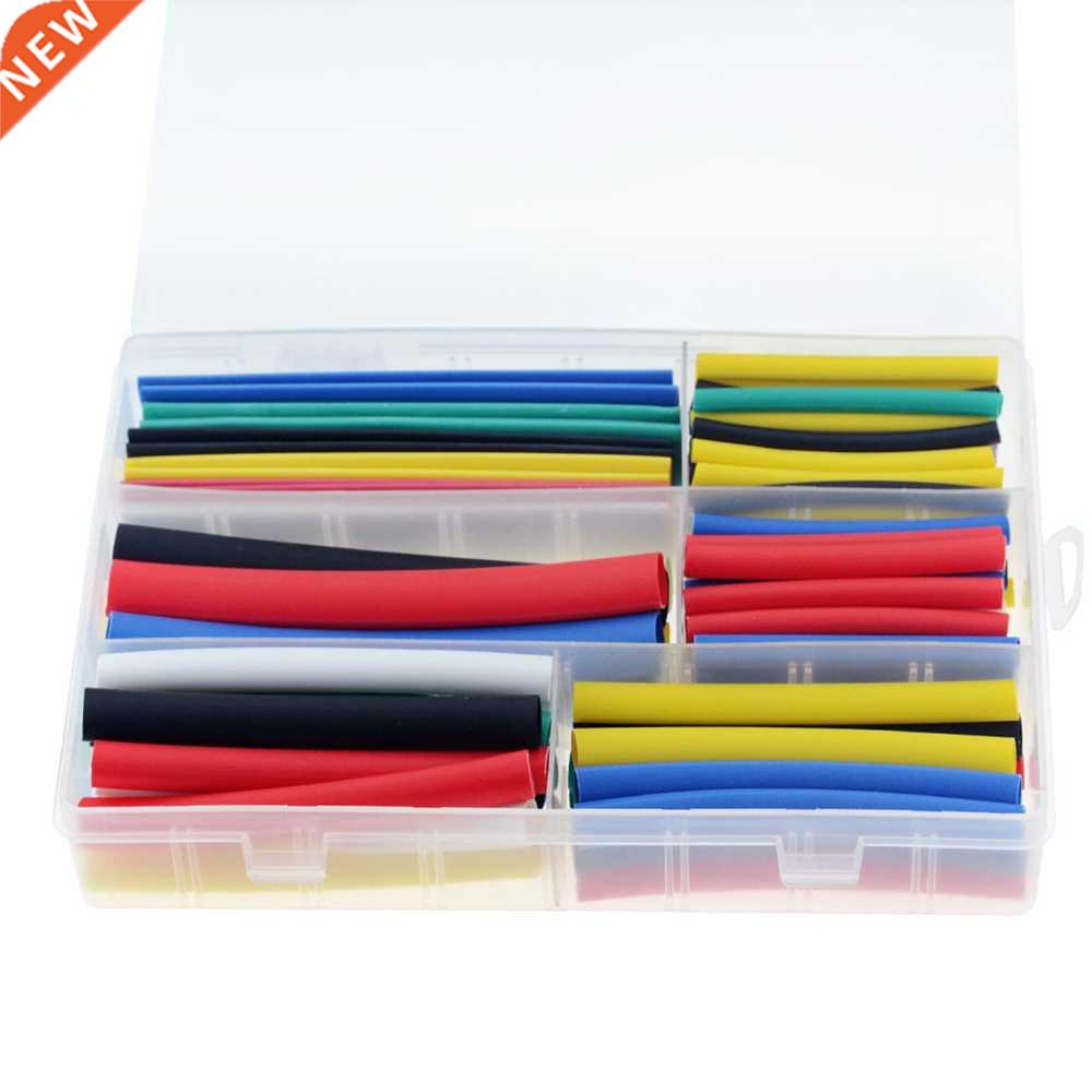 102PCS Dual Wall Heat-Shrinkable Tube With Glue Adhesive Hea