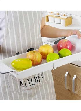 Retrctble Bthtub Storge Rck Bth Try Shelf Sclble B