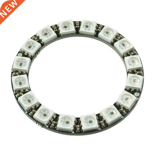 16-Bit RGB LED Ring WS2812 5050 RGB LED + Integrated Drivers