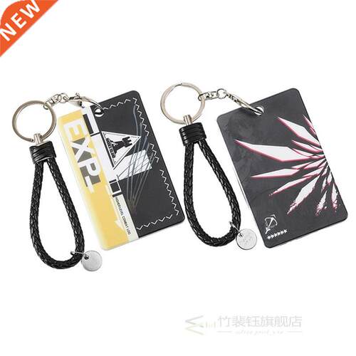 Anime Arknights Key Chain PVC keyring Rhodes Island Fun Cart