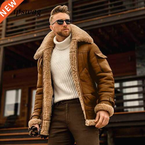 Men Fashion Turn-down Collar Zipper Coats For Mens Long Slee