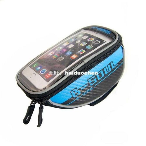 HOT Sale B-soul Touch Screen Blue Basket Bicycle Frame Front