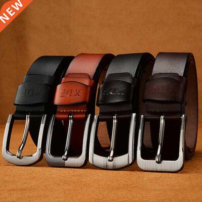 Retro Leather High Quality Buckle Jeans Pin Buckle Man Belts