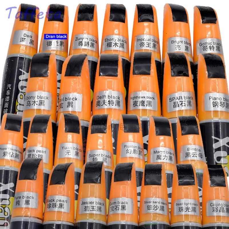 1pcs Super Silver sand Piano Black Biotite Car Repair Pen Ca