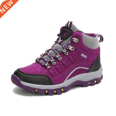 DUDELI Winter High Top Women Hiking Waterproof rekking Boots