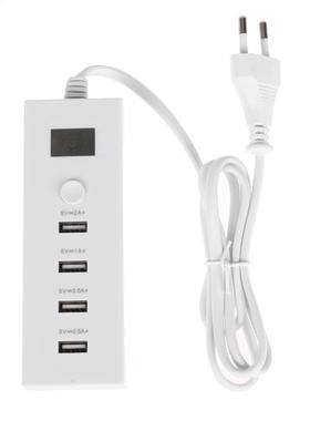 4 Ports Multifunction USB Charger Quick Charging Smart Plug
