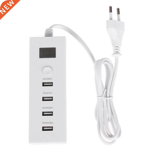 4 Ports Multifunction USB Charger Quick Charging Smart Plug