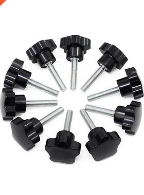 10 Pcs M8 x 40mm x 32mm Clamping Knob Thread Replacement Sta