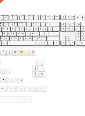 134Keys PBT Keycap Cherry Profle Dye Sublmaton Keycap for