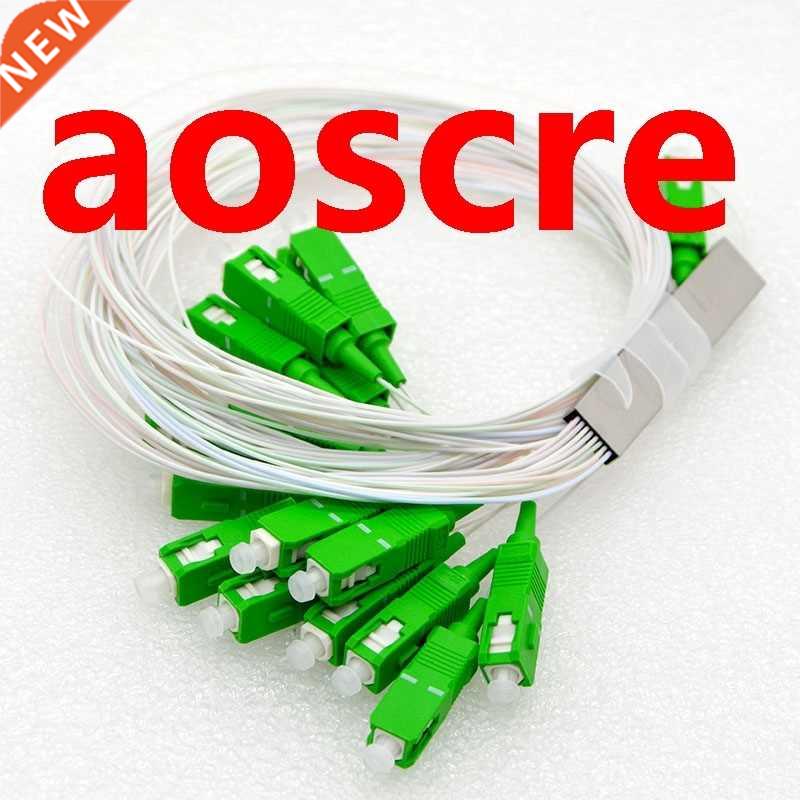 30 PCS/Lot 1X16 PLC SC/APC SM 0.9mm G657A1 PVC 1m FTTH Fiber