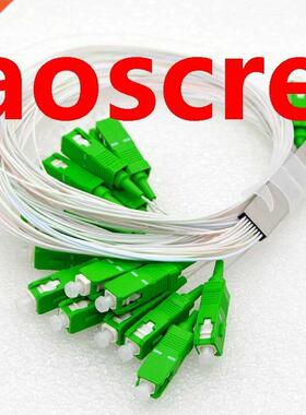 30 PCS/Lot 1X16 PLC SC/APC SM 0.9mm G657A1 PVC 1m FTTH Fiber