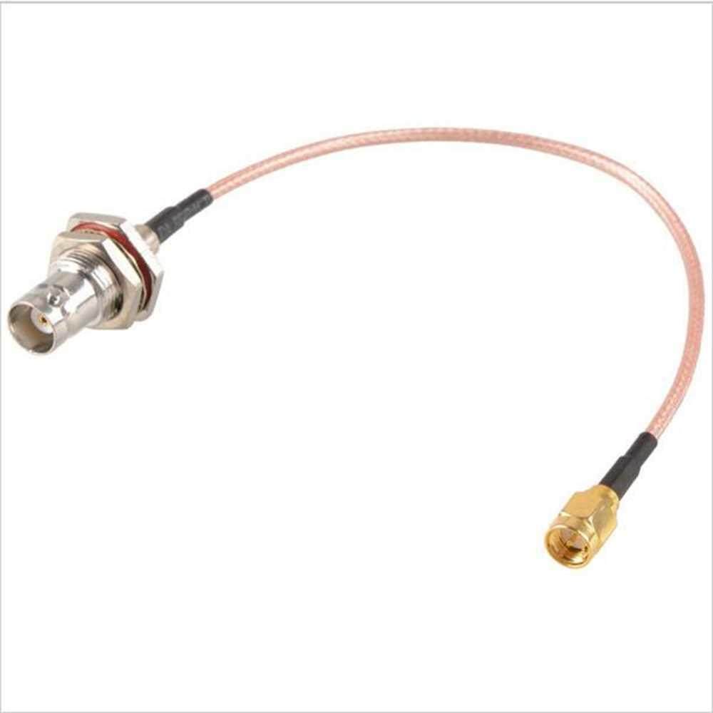 15CM RF Cable RG178 BNC Female Bulkhead Nickel Platingto To