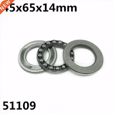 2Pcs 51109 45x65x14mm Axial Thrust Ball Bearings 8109 High q