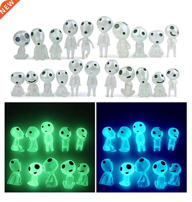 5/10PCS Luminous e Elves Spirit Princess Mononoke Micro Land
