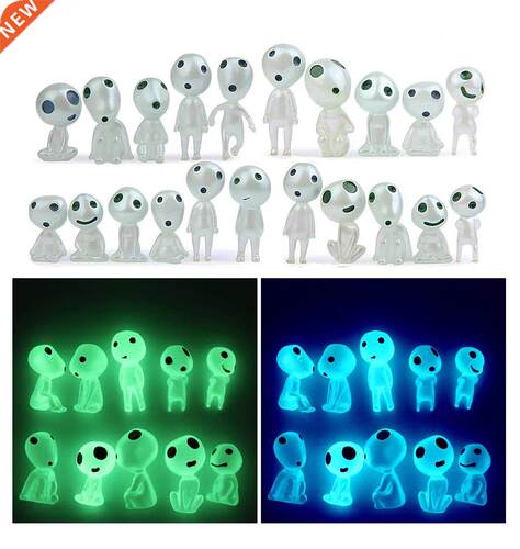 5/10PCS Luminous e Elves Spirit Princess Mononoke Micro Land