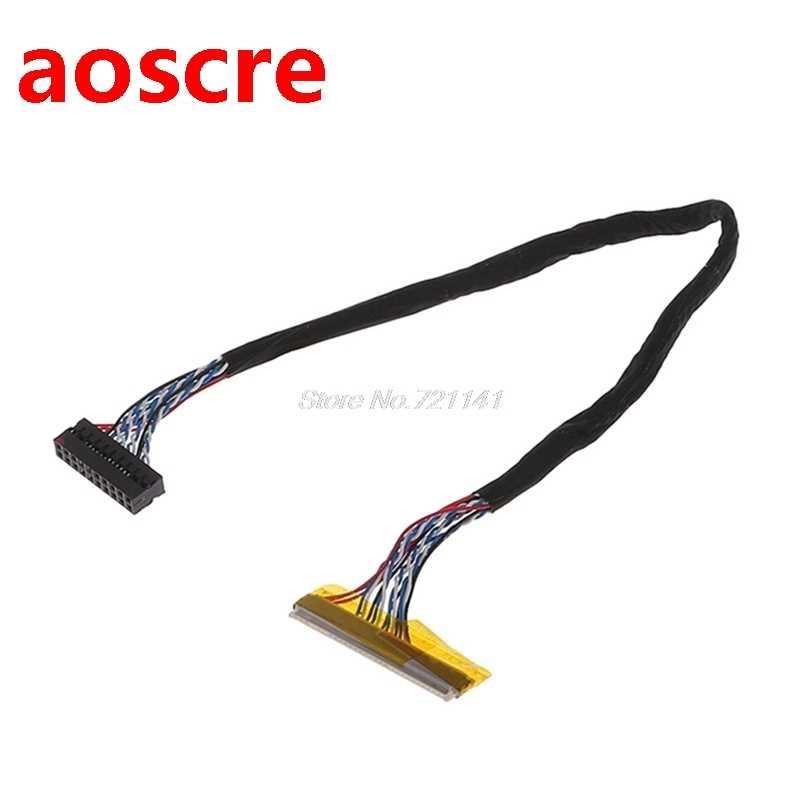 Universal FIX 30 Pin 1ch 6bit LVDS Cable 26cm For 14.1-15.6i