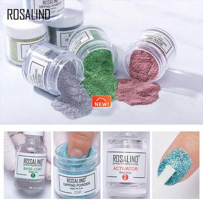 Nail Dipping Powder Gel Of Nails Extension Builder Crystal