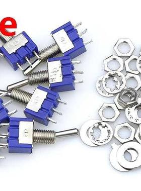 10PCS MTS-102  Pin Single Pole Double Throw ON-ON 6A 125VAC