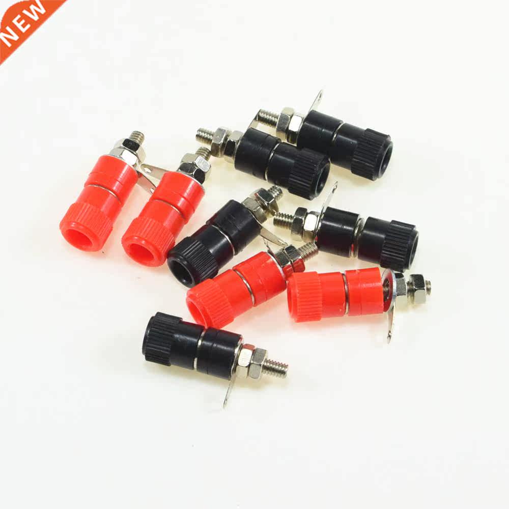 10pcs 4mm Banana Socket Nickel Plated Binding Post Nut Banan