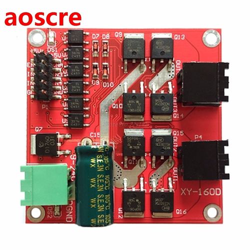 1 x 12V 24V 7A 160W Dual DC Motor Driver Module Board H-brid