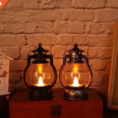 Lamp Power Dimming Desk Bedside Hanging Retro LED Handheld L