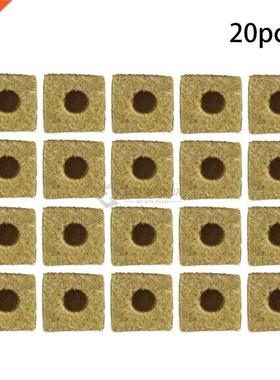 25x25x40mm Mini Compress Base Practical Rockwool Cubes Multi