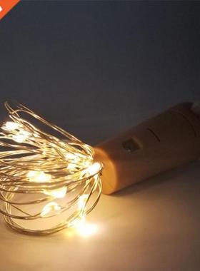 10 Pack 20 LED Bottle Cork String Lights, Wine Bottle Fairy