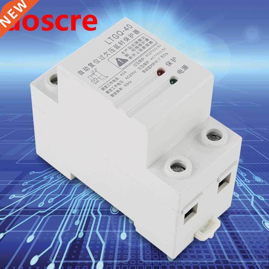 Voltage Protector Relay 230V Adjustable Automatic Reconnect