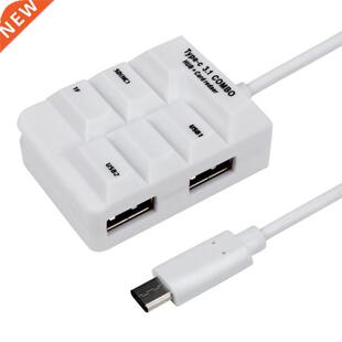 Type C USB 3.1 HUB All in 1 SD TF OTG Card Reader for Macb