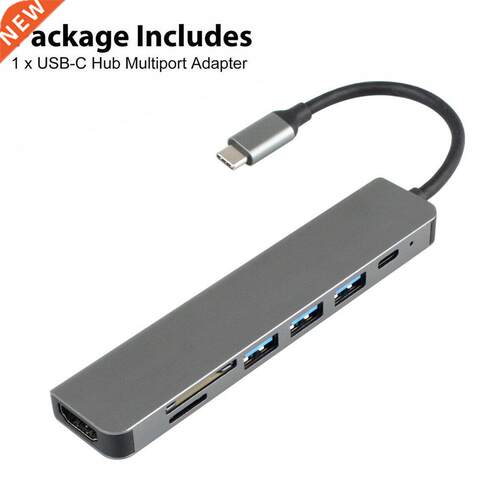 USB C Hub USB .0 to HDMI-compatible Adapter 4K USB C with P