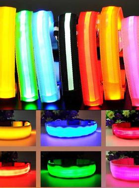 LED Dog Leash and Clar Glowing  Modes Pet Rope Night Safe