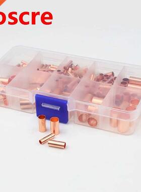 230PCS Copper Connecting Pipe Wire Joint Copper Tube 1.5/2.5