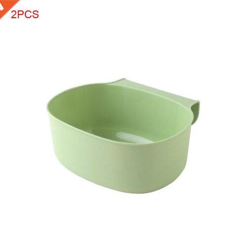 2 PCS Desktop Waste Bin Cabinet Door Hanging Large Trash Can