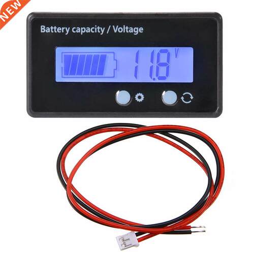Blue LCD Display Battery Capacity Indicator 12V 24V 36V 48V