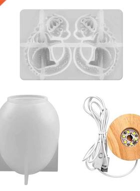 3D Dragon Egg Silicone Resin Casting Mold Set,Epoxy Resin Si