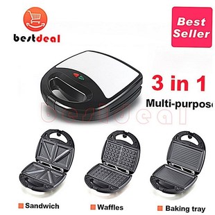3 in 1 bread breakfaST Machine Panino ToaSTer Sandwich Maker