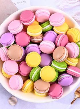 12/24Pcs Kawaii Resin Macaroon Miniature Flatback Cabochon A