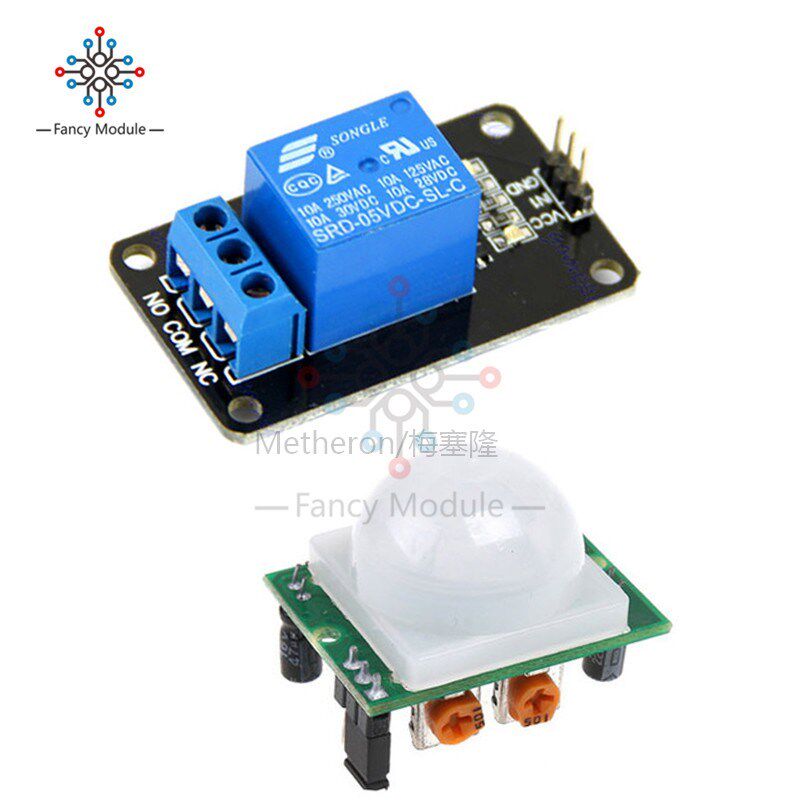 HC-SR501 SR501 Human Infrared Pyroelectr Sensor PIR + 5V 1 C