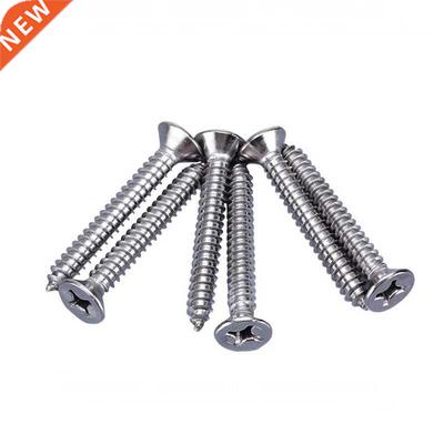 50Pcs M3M3.5M4 Cross Countersunk Head Self Tapping Screw 304