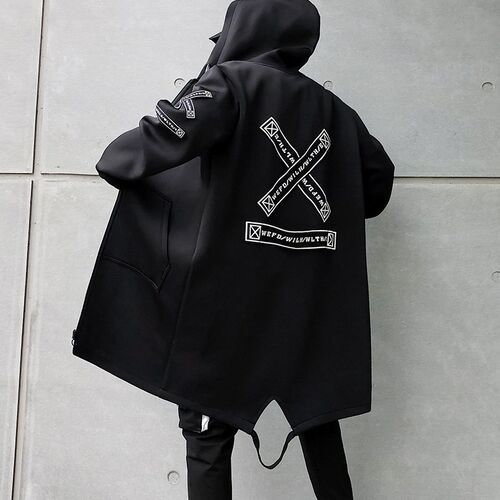 2021 Spring Autumn Streetwear Bomber Jackets Men Hooded Casu
