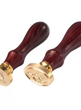 Vintage Wax Seal Stamp Replace Gold-plated?Copper Head DIY H